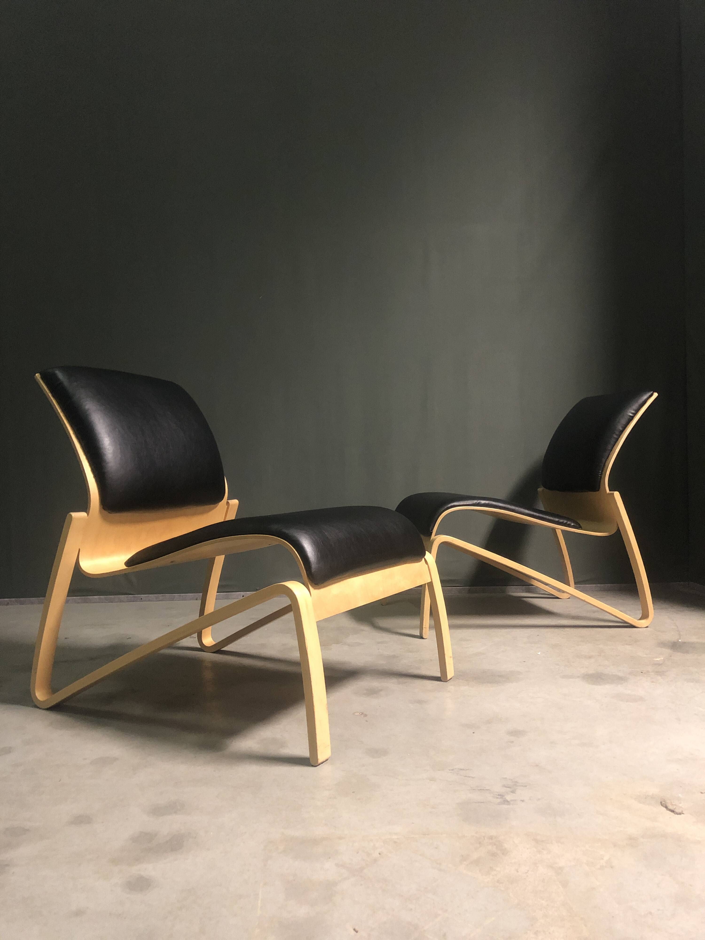 Nadin armchairs by Hans Peter Weidmann for Artek, 1990s