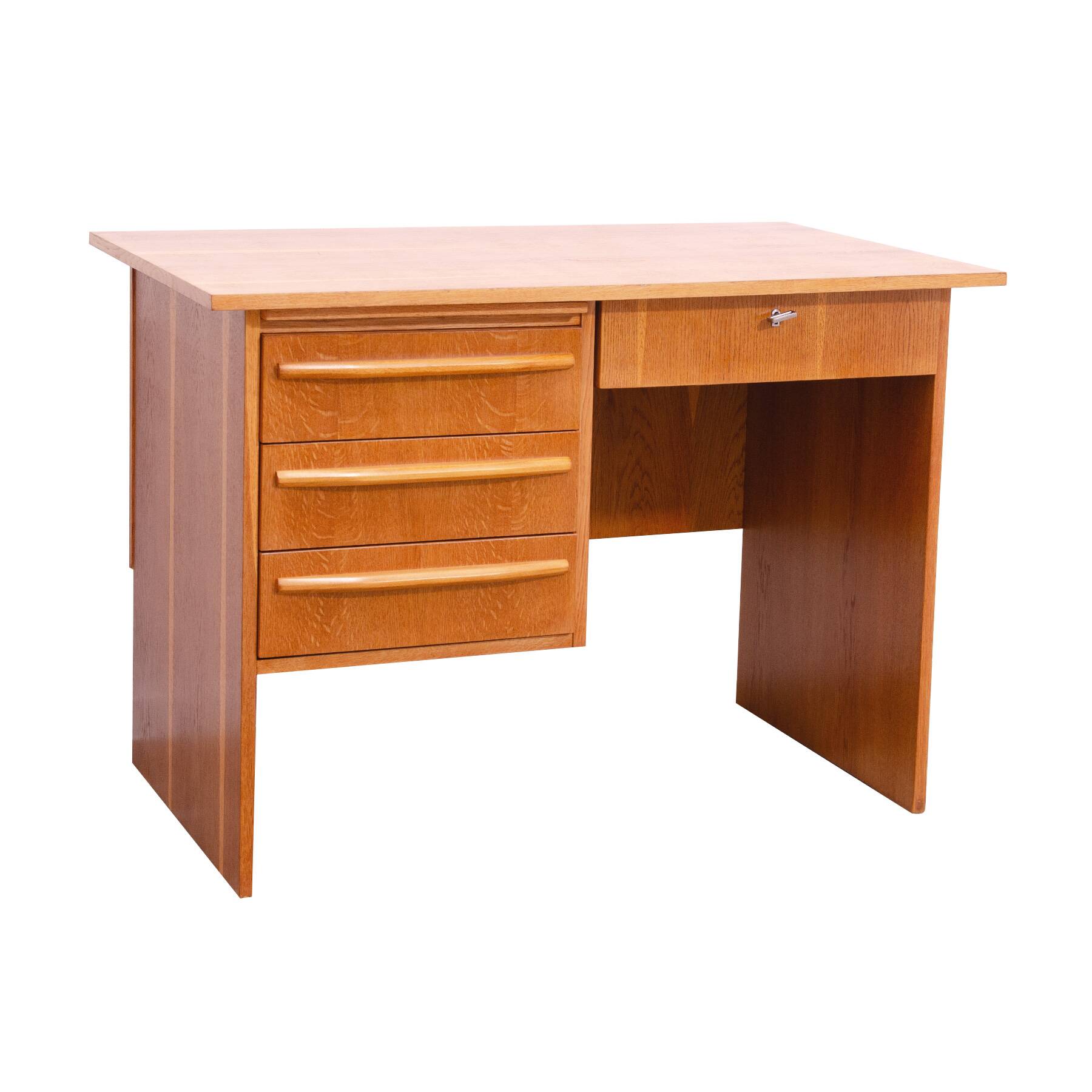 Bureau pour femme du milieu du siècle entièrement restauré, années 1970, Tchécoslovaquie