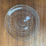 Vintage Finnish Glass Plates Solaris by Tapio Wirkkala for Iittala, Set of 5