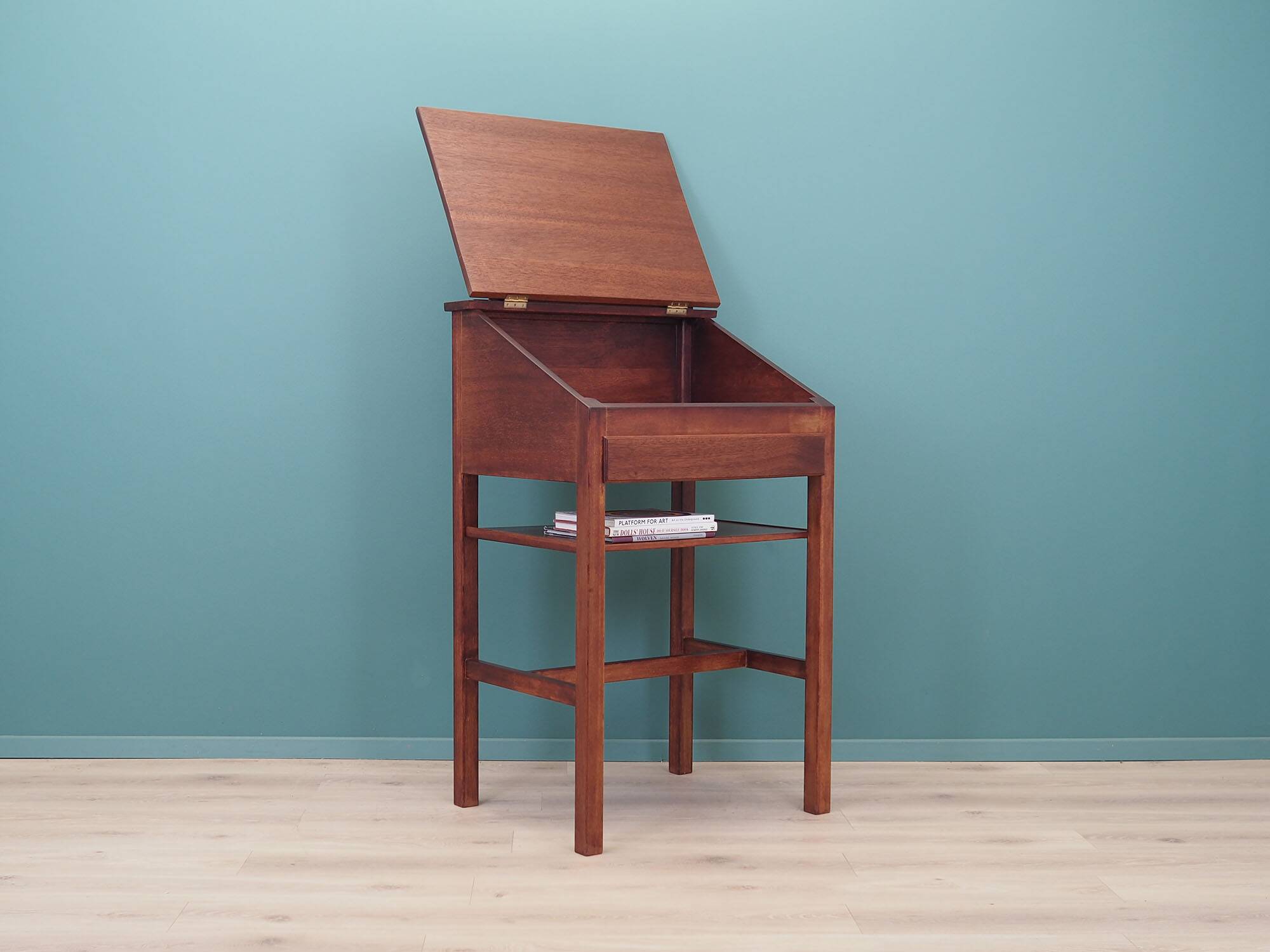 Mahogany secretary, Danish design, 1960s production: Denmark