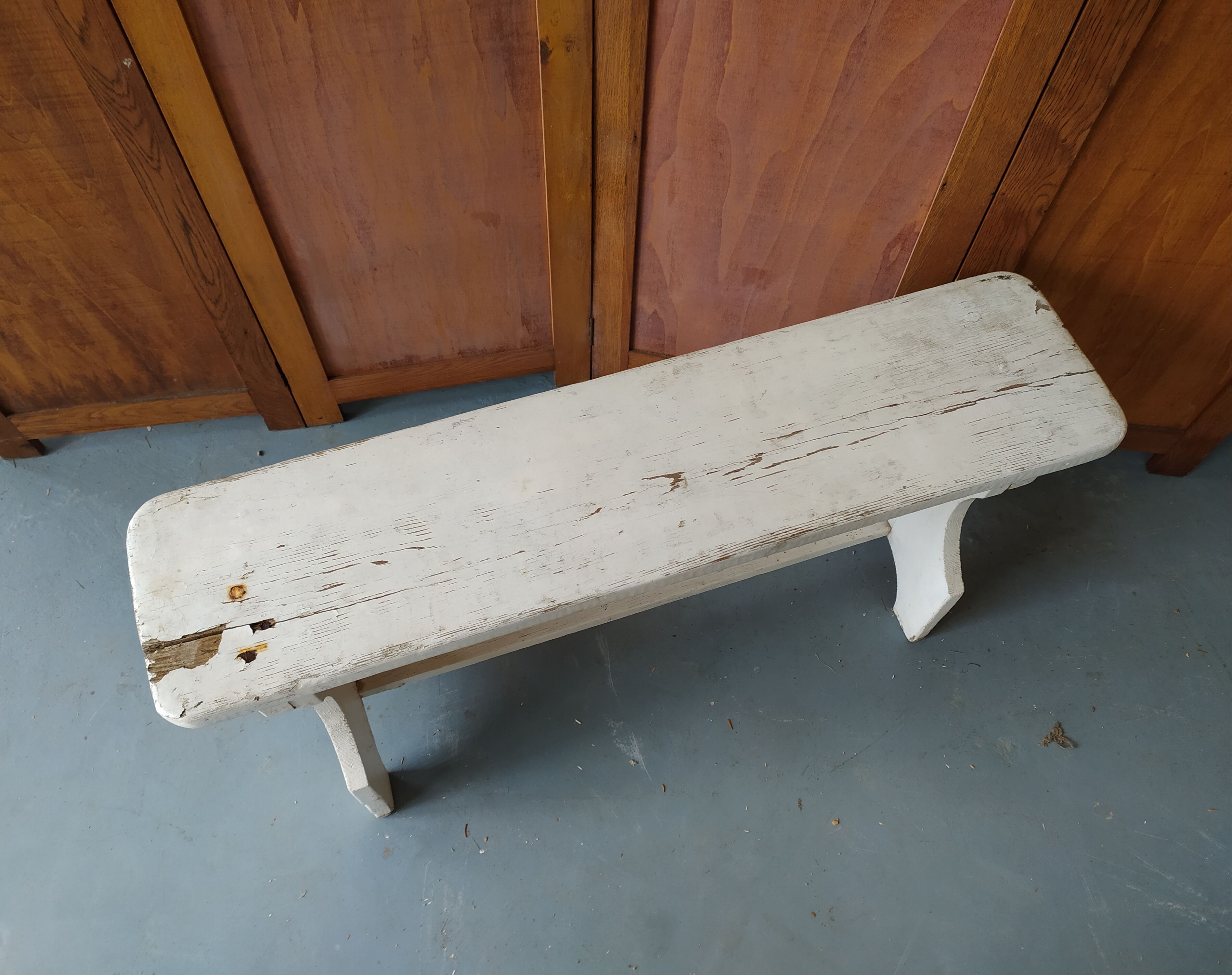 Old wooden bench