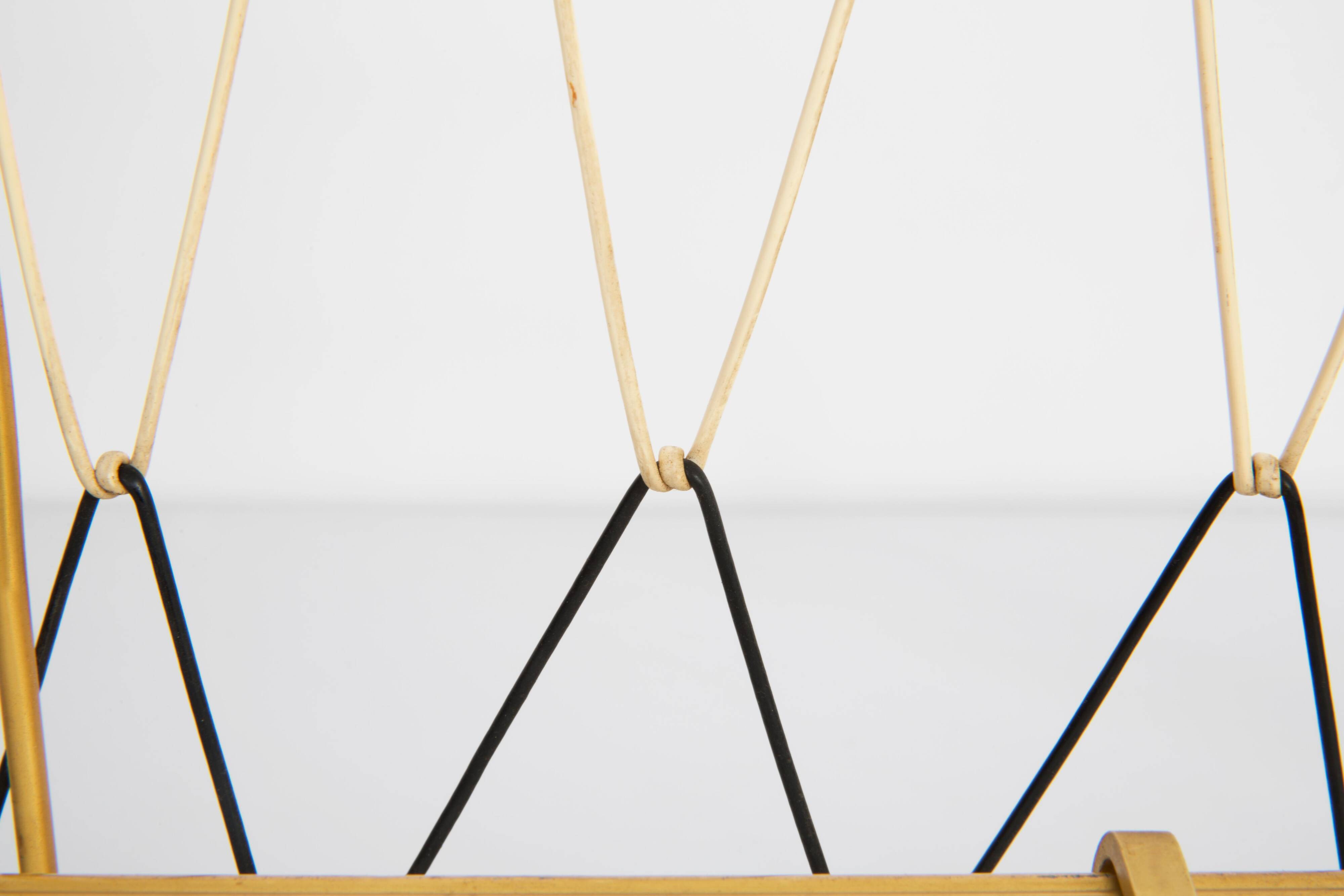 Golden coat rack from the 20th century, Germany, Europe, 1960s.