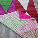 Tapis fait main coloré