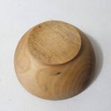 small turned wooden bowl