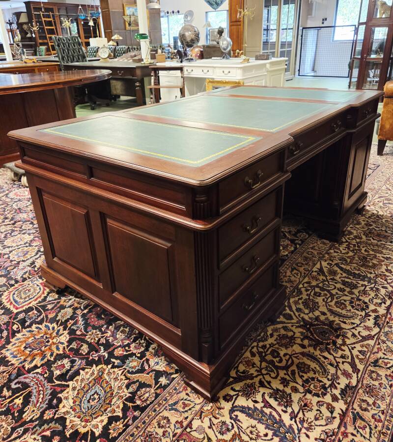 English Antique Desk Partnerdesk