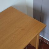 Scandinavian light wood desk