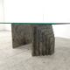 Table basse vintage en granit, 1980
