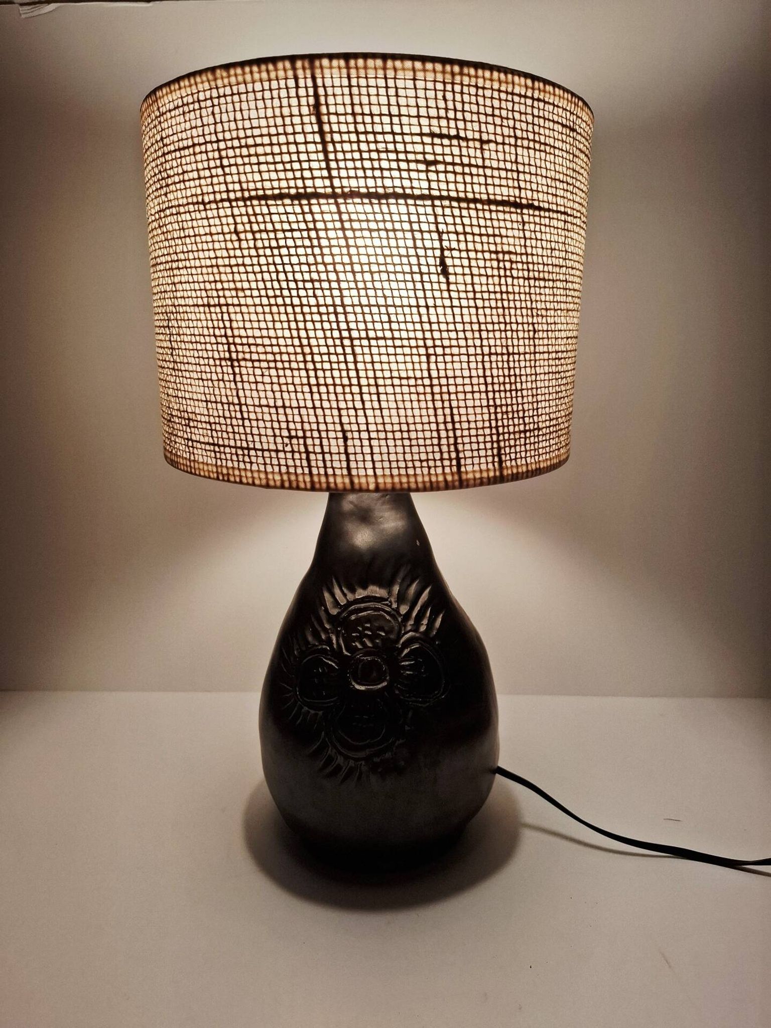 Lampe céramique vintage
