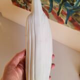 Religious Statuette of the Virgin Mary in Biscuit Porcelain