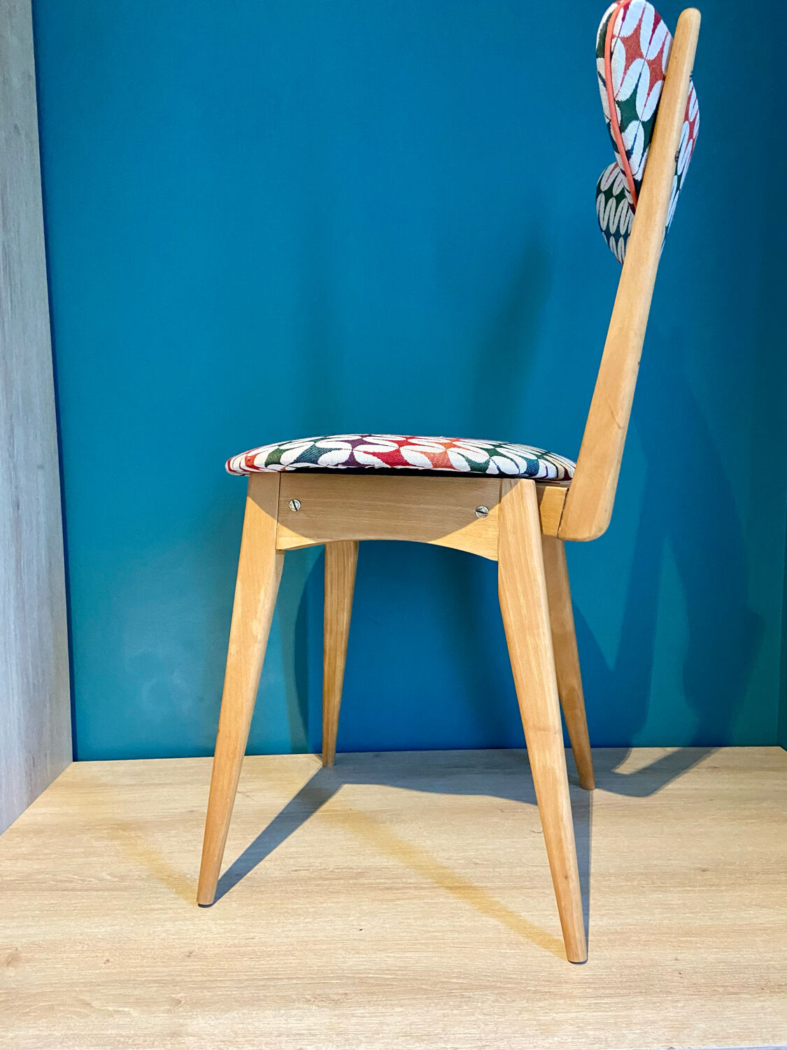 Colorful vintage chair