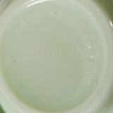 Opaline green art deco jadeite cups