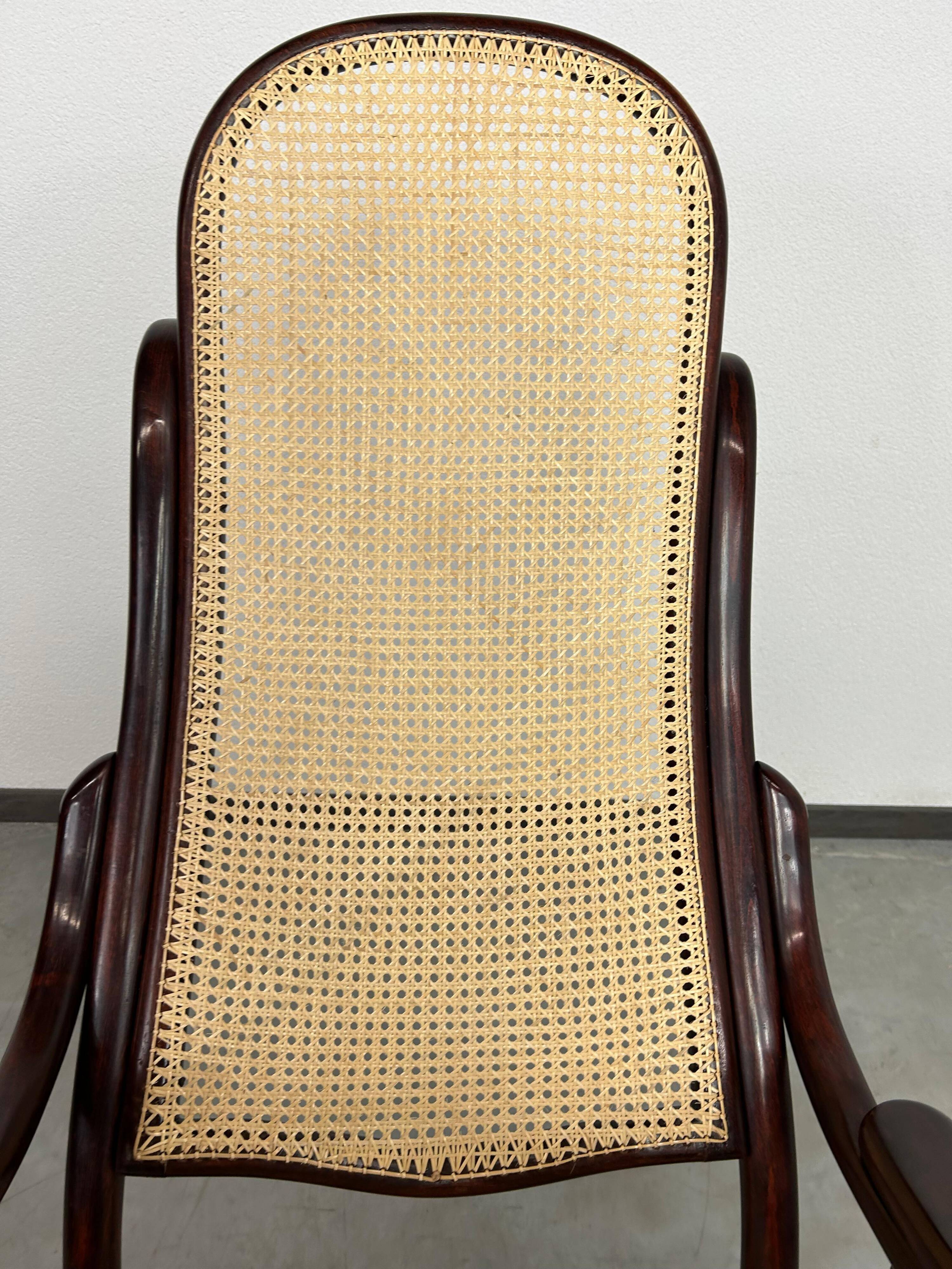 Chaise longue pliante très rare n°1 par Thonet