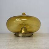 Mid-century Dijkstra  glass ceiling lamp space age, 1970’s