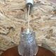 Old suspension glass molded shape flowers 70s vintage