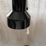 Vintage Reading Floor Lamp Retro, Black, Steel, Sweden 1960s