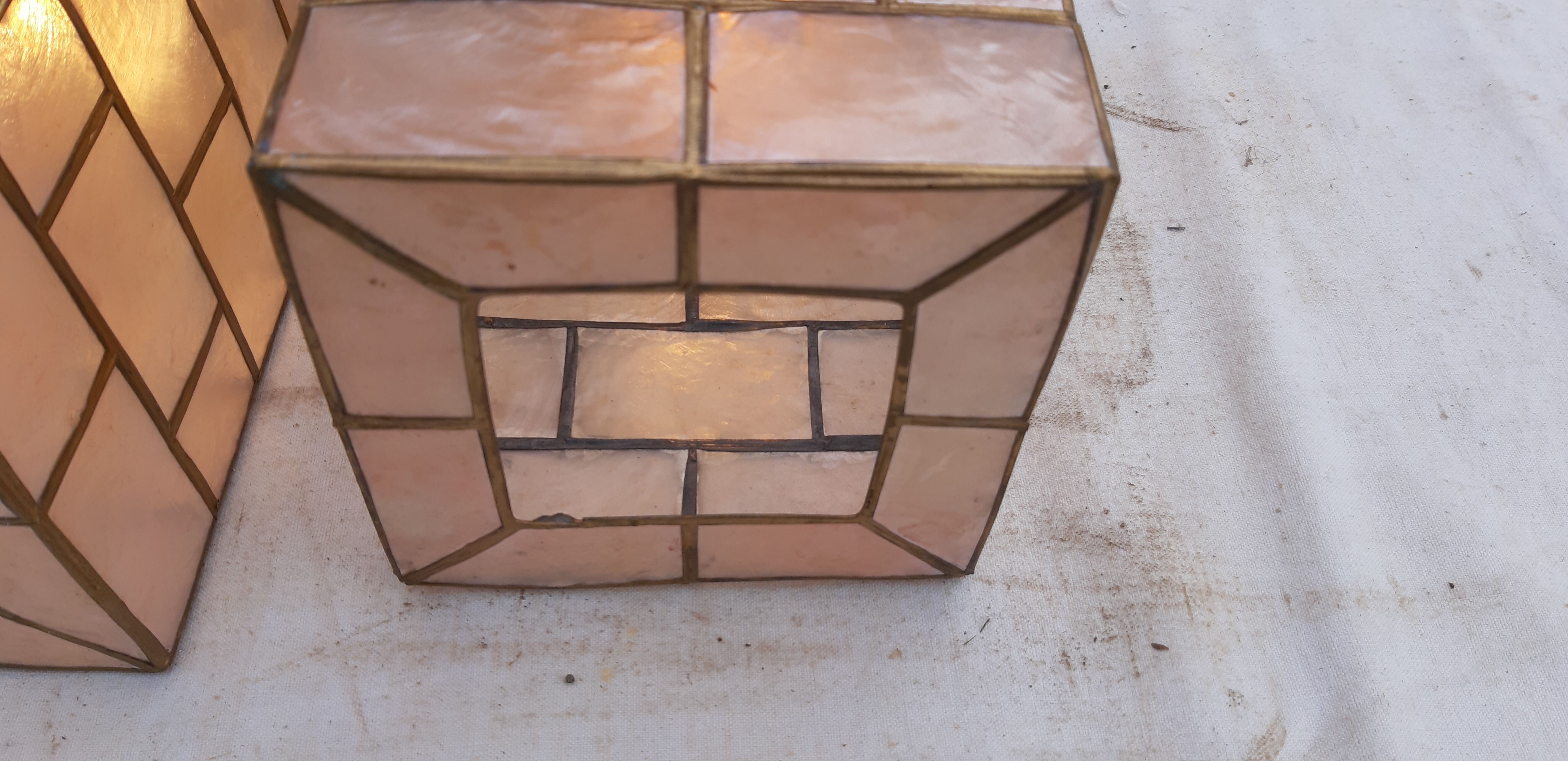 Pair of vintage pendant lights from the 1960s