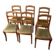 Suite de 6 chaises Louis-Philippe en merisier, XIXe