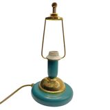 Vintage - Pair of lamps - Glass & Metal