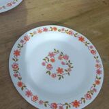 10 vintage Scania dessert plates