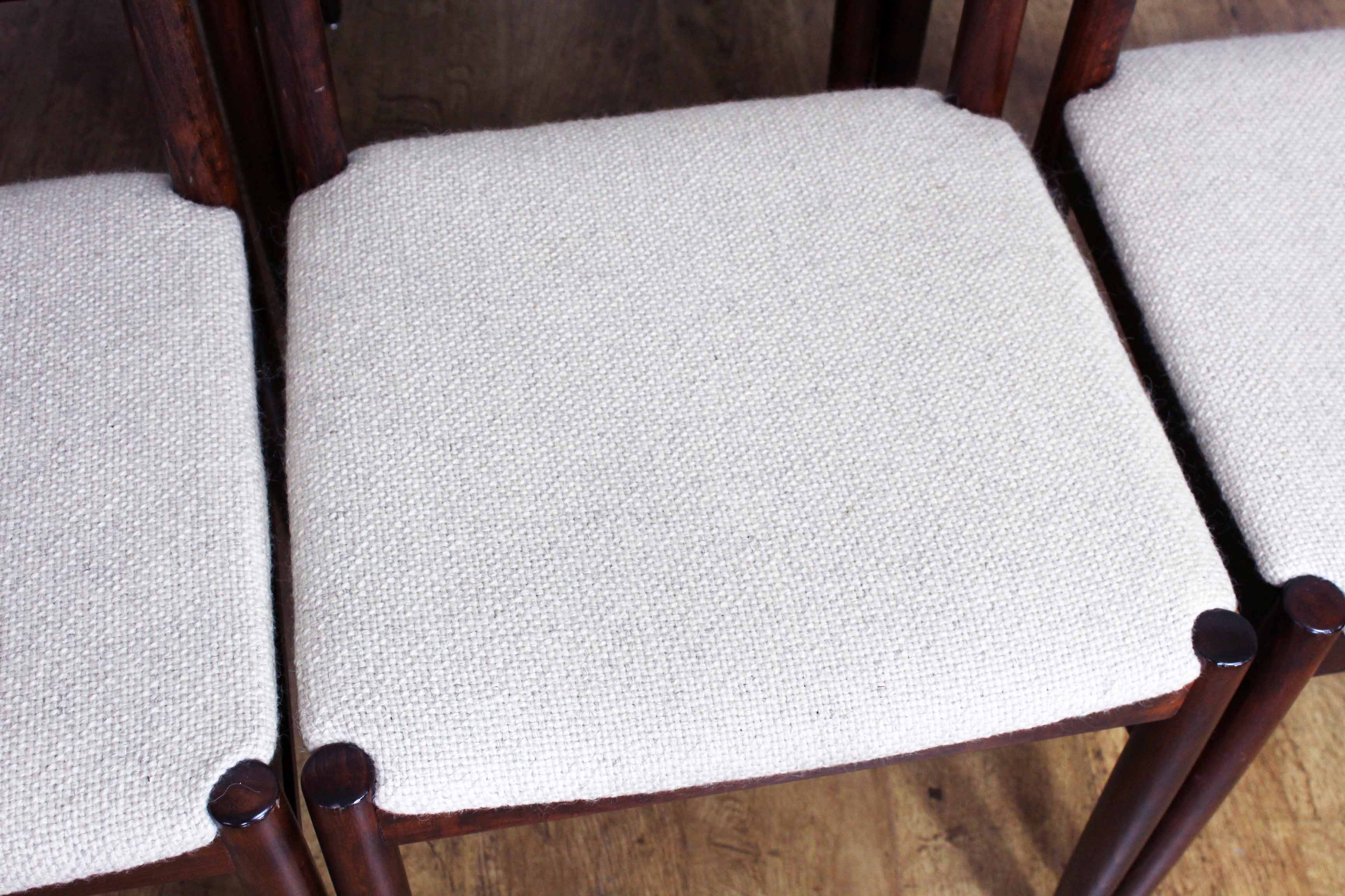 Set of 6 chairs Scandinavian design, 60s