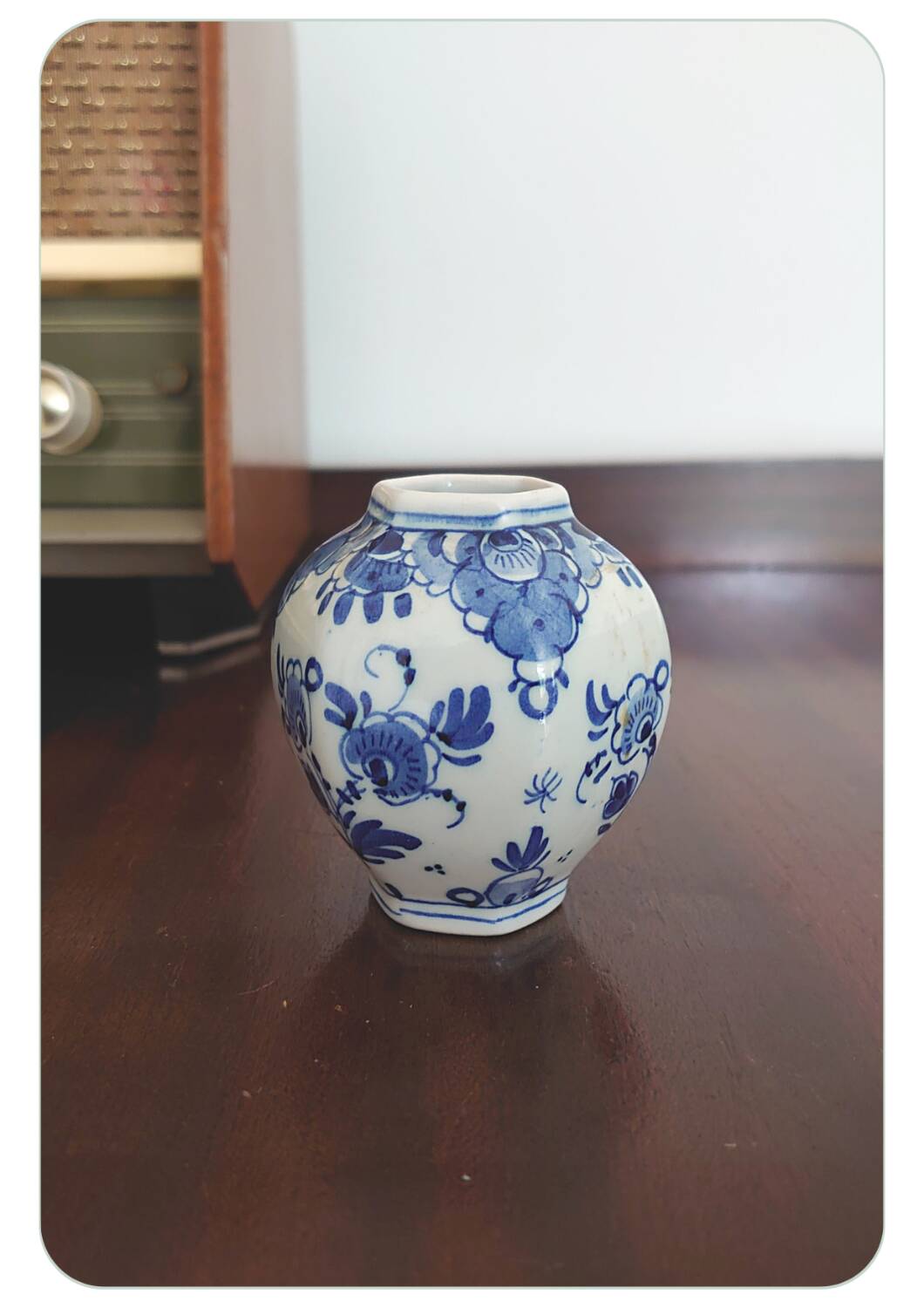 Vase Zénith bleu de Delft