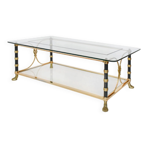 table basse en laiton - plateaux