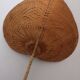 Vintage fan fiber bamboo rush