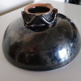 Jean Bacus (1885-1952) - Small black glazed stoneware bowl JB Vallauris