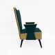 Custom Made Mid Century Italian Armchairs Vintage Retro