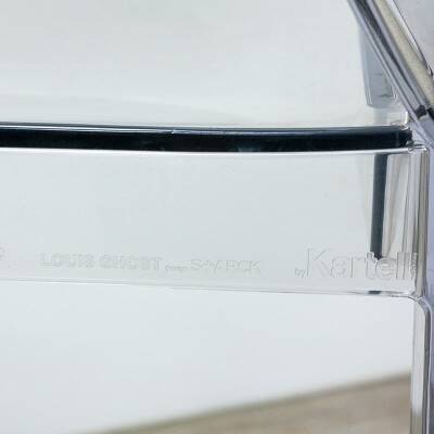 Louis Ghost transparent chair from Kartell.