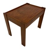 Vintage set of 3 side tables nesting pine wood 60s