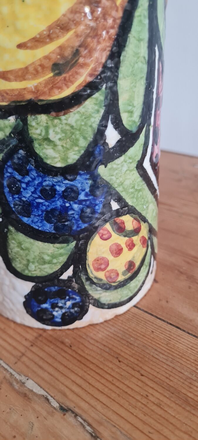 Talavera ceramic pitcher Mexico 1960