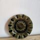 Ashtray national lottery ceramic sandstone green khaki signed st clement