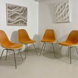 Set of 4 DSW Eames chairs – Herman Miller (1952)