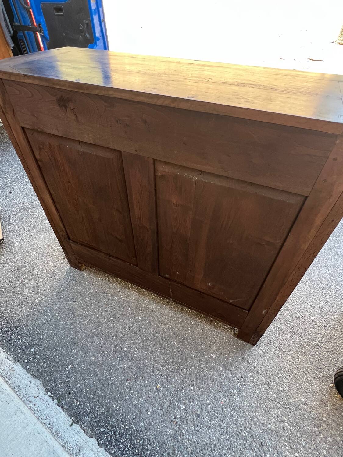 Two-door antique sideboard