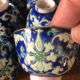 Small cloisonné enamel Chinese bowls
