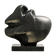 Sculpture abstraite en terre cuite noire, années 1960