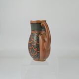Stoneware cider pitcher from the HB Quimper Odetta manufacture