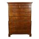 Antique mahogany commode, George III style, 19th century.
