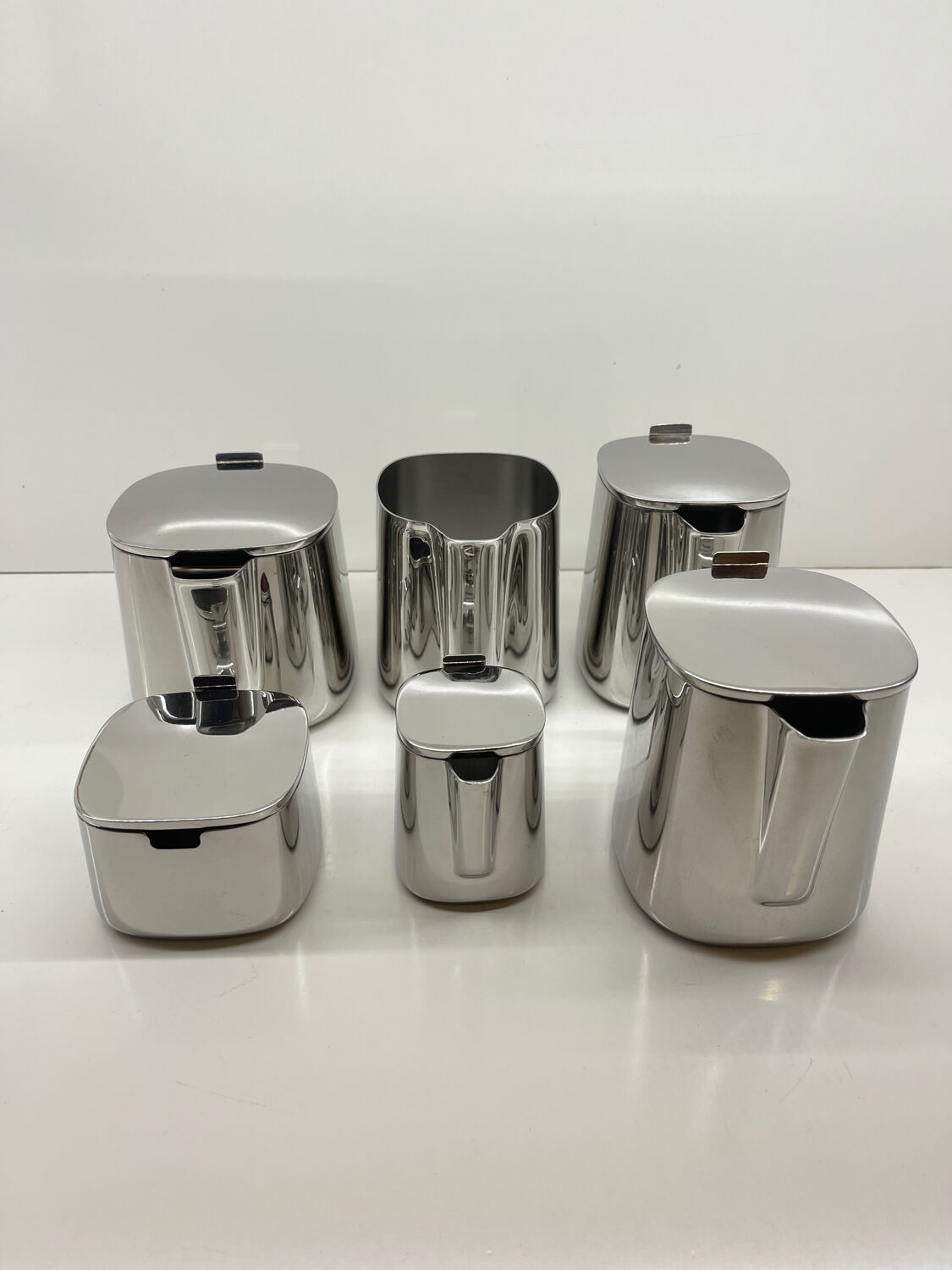 Alessi – Tea & coffee service – Kristiina Lassus – Complete set – In