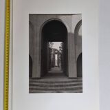 Art photography, town planning, architecture, arches vintage silver print, 1960s