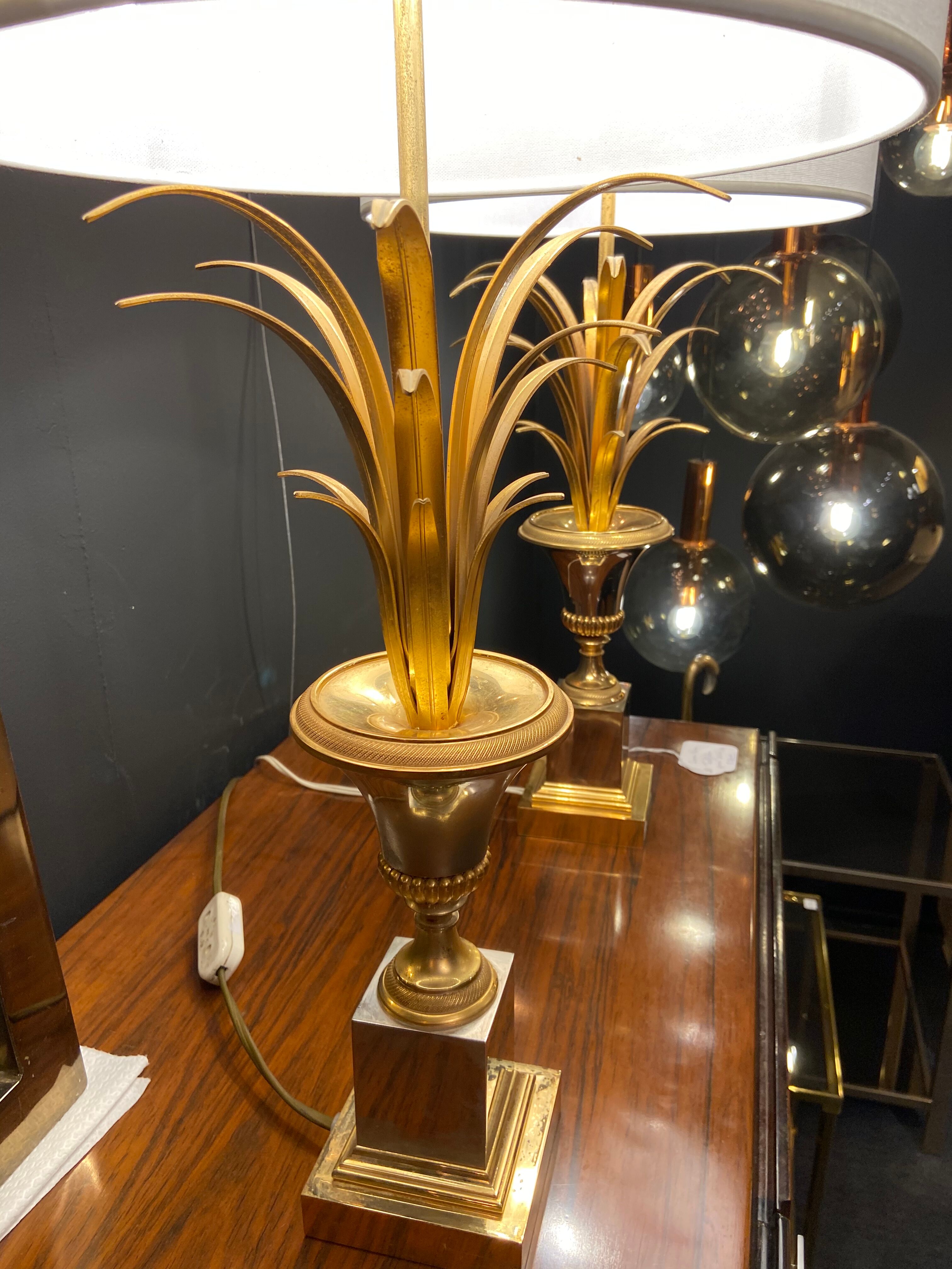 Pair of pineapple lamps by Boulanger, Belgium, 1970