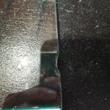 Vintage coffee table by Léon Rosen for Pace Collection all in tempered glass and brass 1970