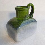Enamelled stoneware pitcher
