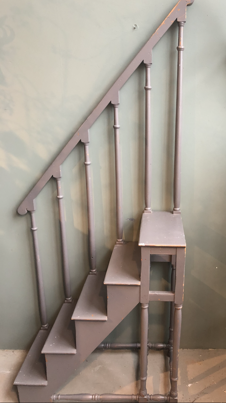 Old large library stairs