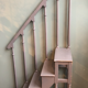 Old large library stairs