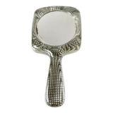 Handheld glass mirror Swedish design 1960's