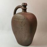 Cruchon normand bouteille à anse ancienne en grès