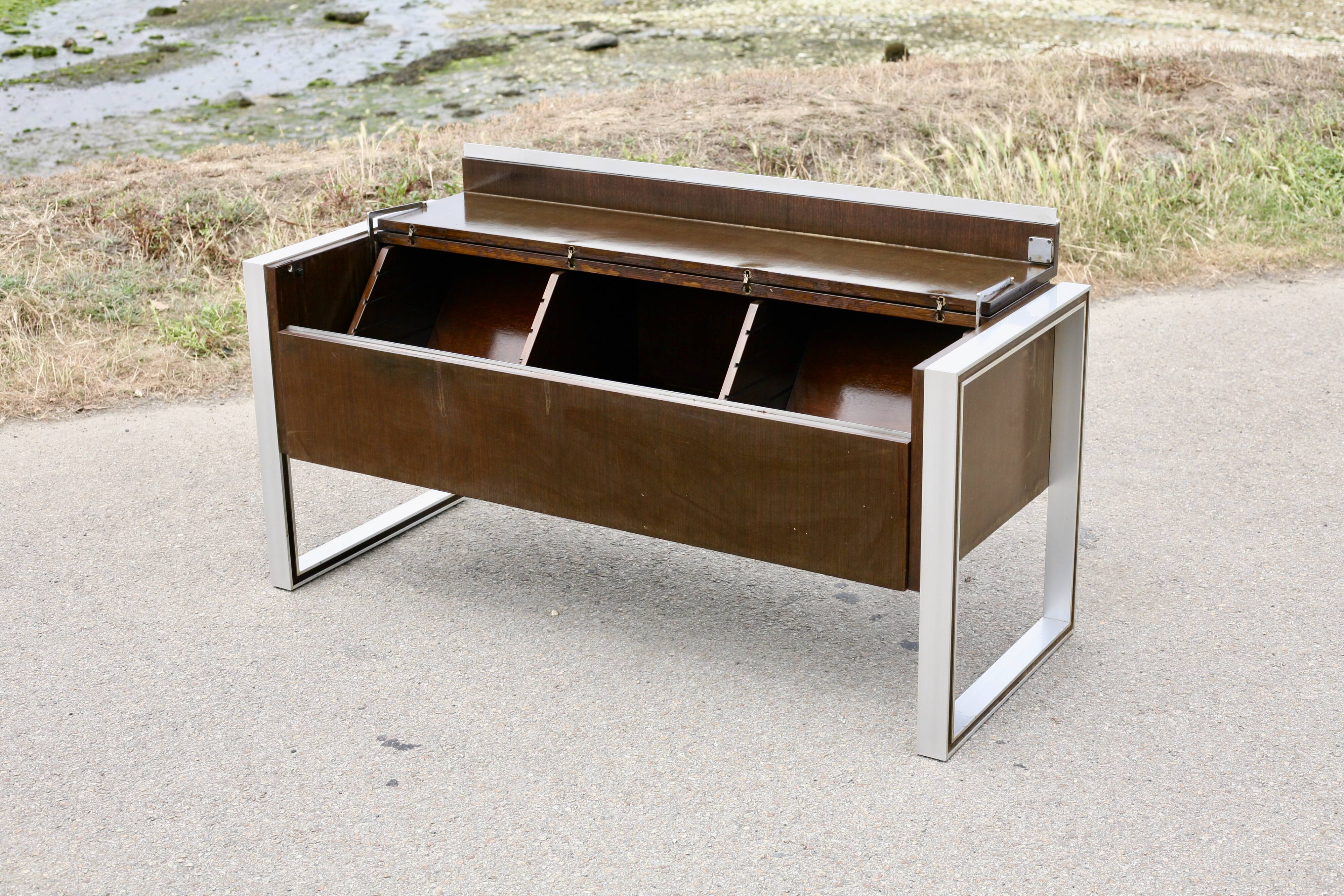 Claude Gaillard secretary sideboard, 1970s