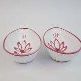Pair of Avocado cups attributed to Robert Picault